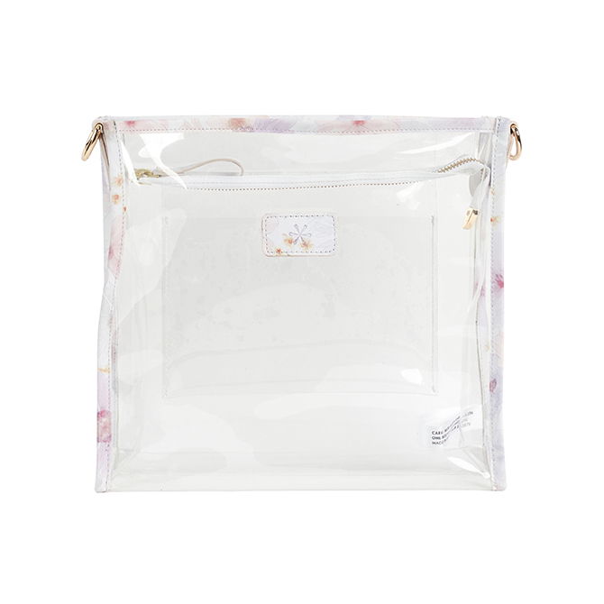 Wildflowers Clear Crossbody Stadium Bag