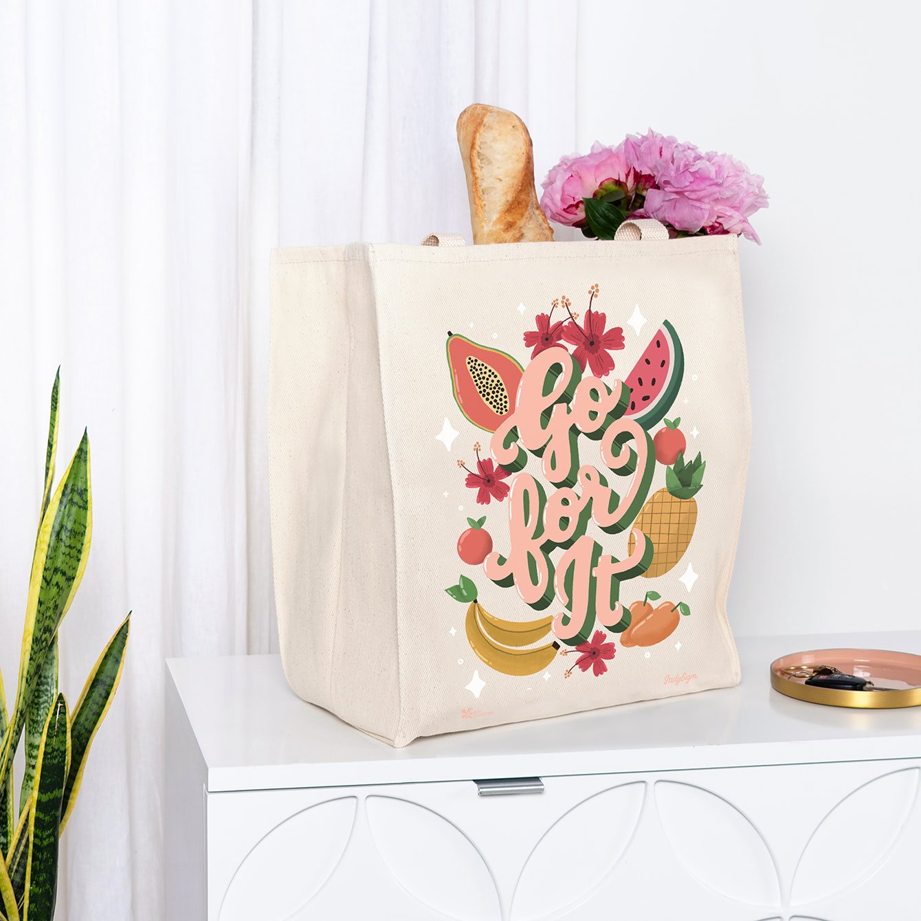 Go for It Canvas Tote Bag | Erin Condren