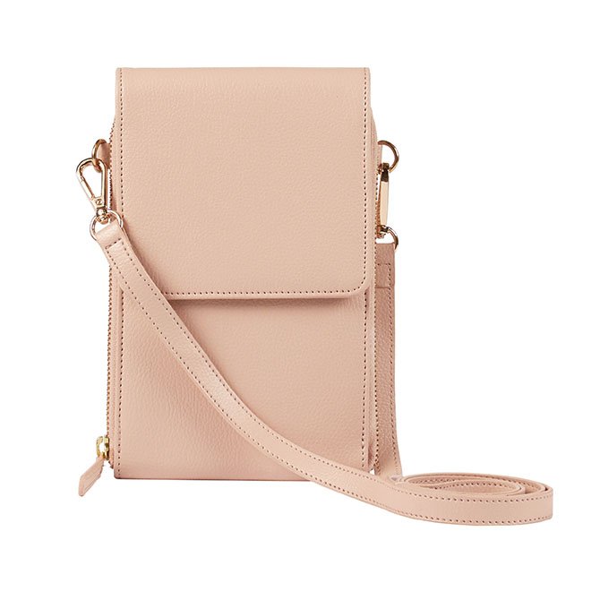 Leather Mini Bag - Pink - ARKET  Small leather bag, Mini bag, Bags