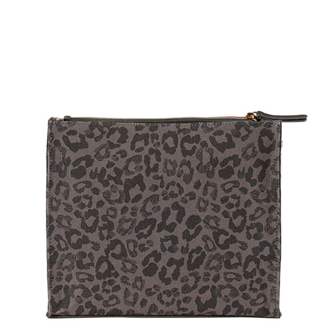 Leopard Canvas Crossbody Bag