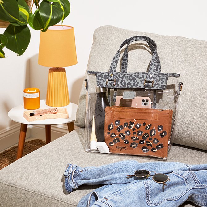 Tote shop bag leopard