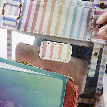 Erin Condren Watercolor Stripes Tote Bag