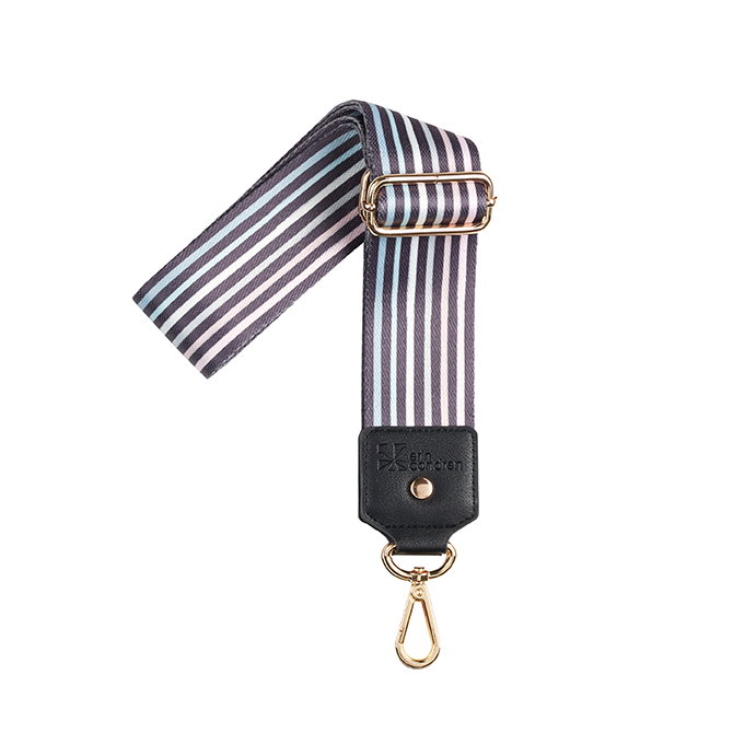 Neutral Watercolor Stripes Interchangeable Bag Strap