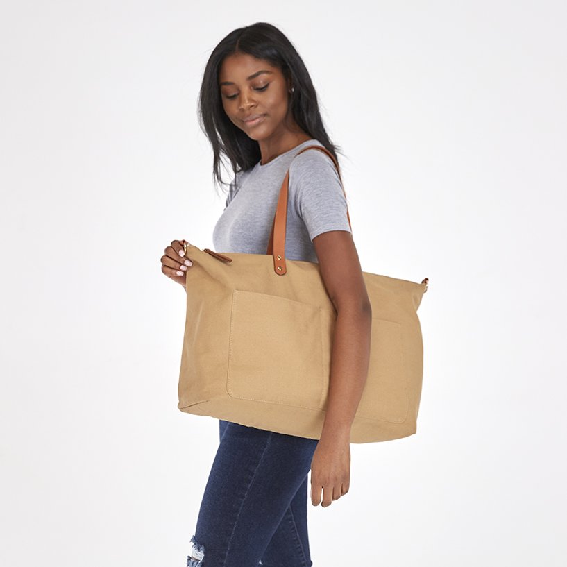 Madewell weekender online canvas