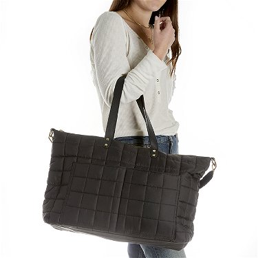 Quilted Luxe Gym Bag, Compare