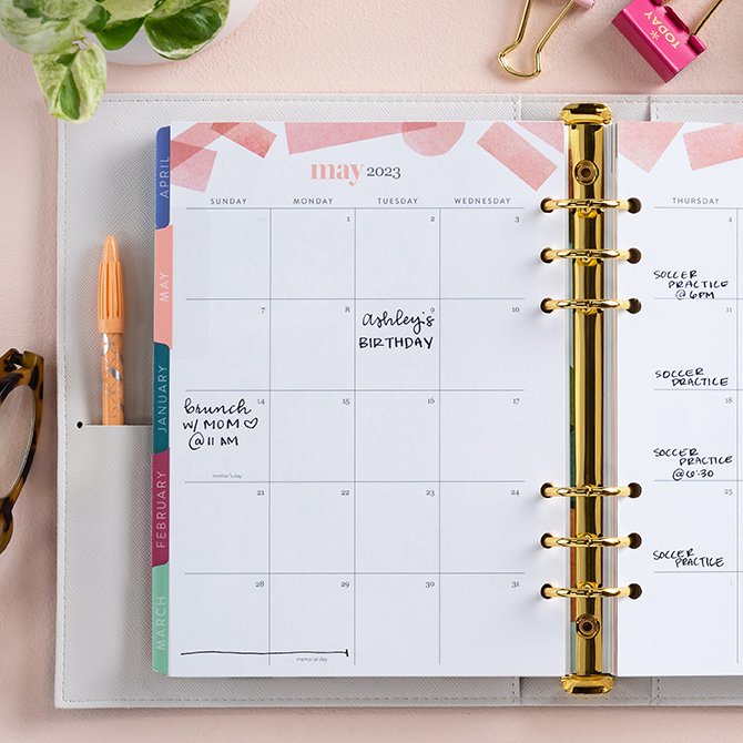 A5 Weekly Planning Ring Agenda Inserts Ring Agenda