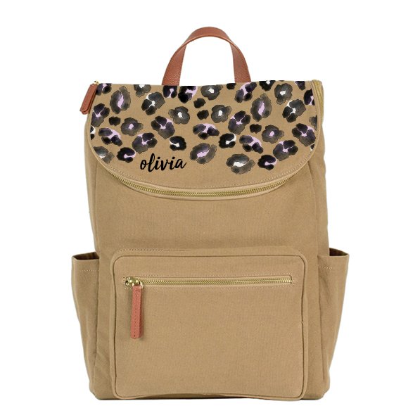 Leopard Custom Backpack Erin Condren