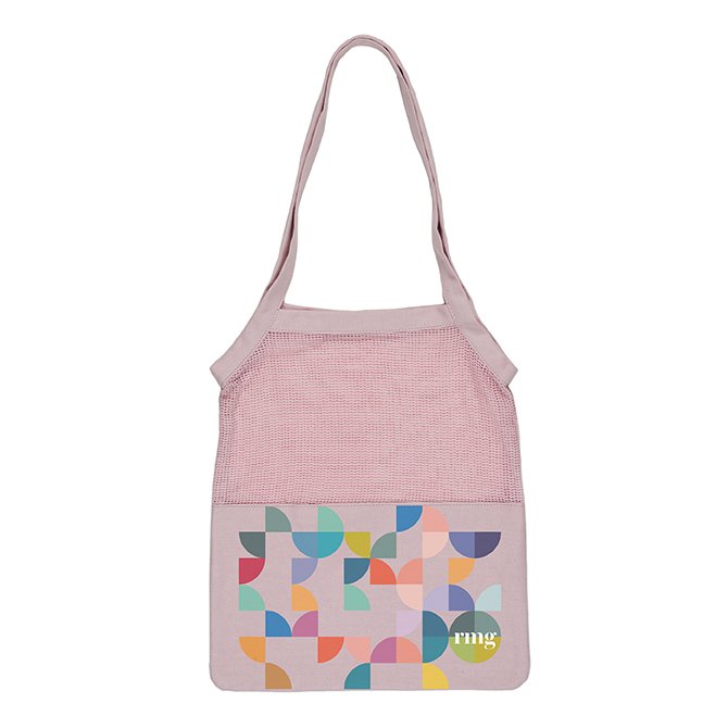 Abstract Circles Mesh Tote Bag Erin Condren