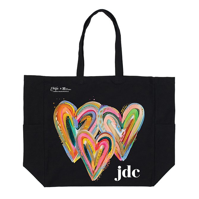 EttaVee Layers of Love Canvas Pocket Tote Bag | Erin Condren