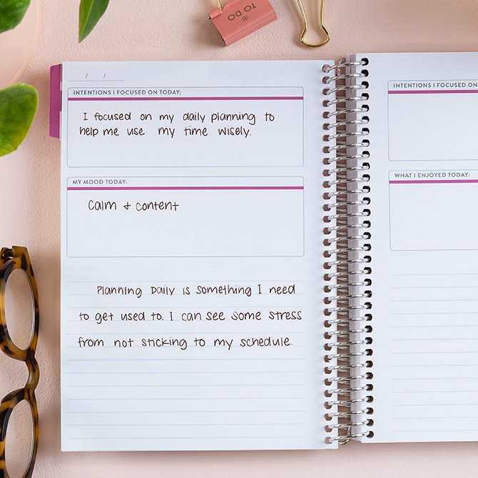 A5 Harmony Daily Intention Journal | Erin Condren