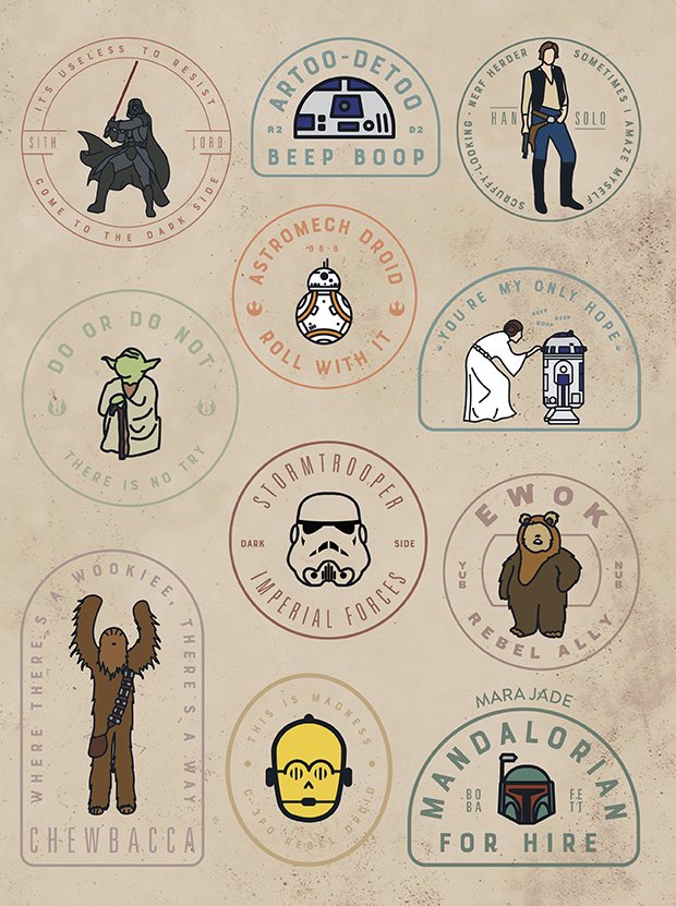 Star Wars Classic Sticker Book by Erin Condren