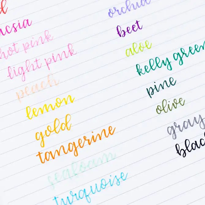 1set Colorful Fine Point Marker Pens, Planner Pens, Neutral Pens