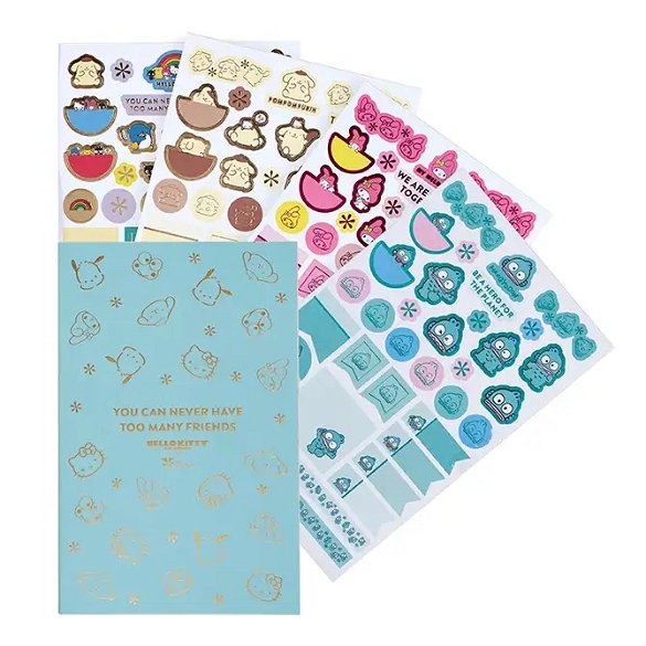 Hello Kitty SANRIO 60th Anniversary Stickerland Sticker Book (295+  Stickers)