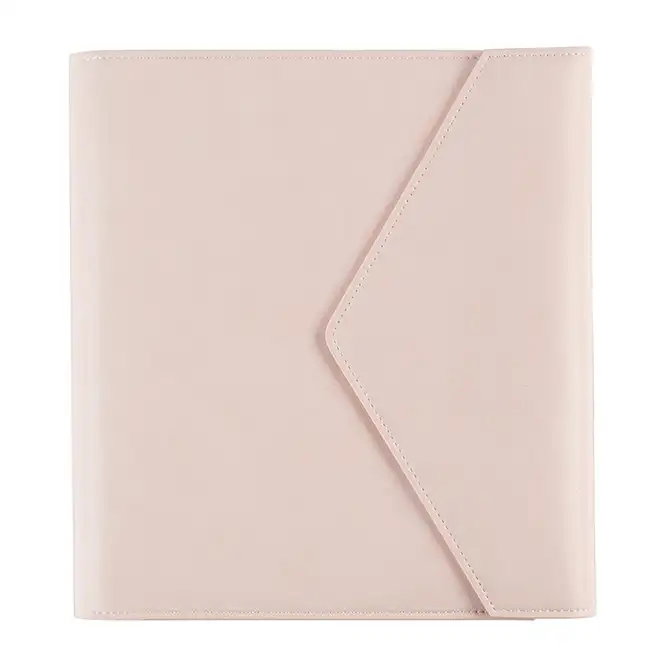 Blush Vegan Leather Folio