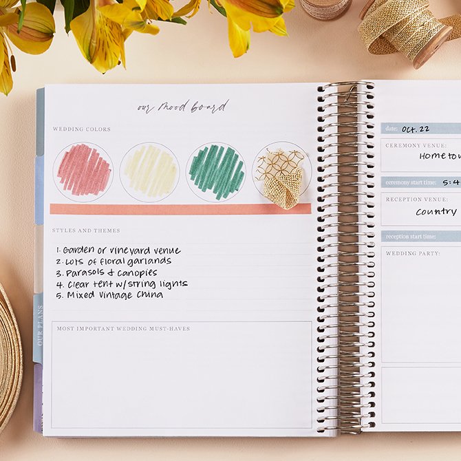 Erin condren wedding deals planner