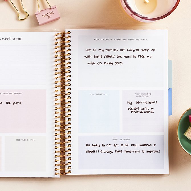 A5 Daily Routines and Rituals Journal | Erin Condren