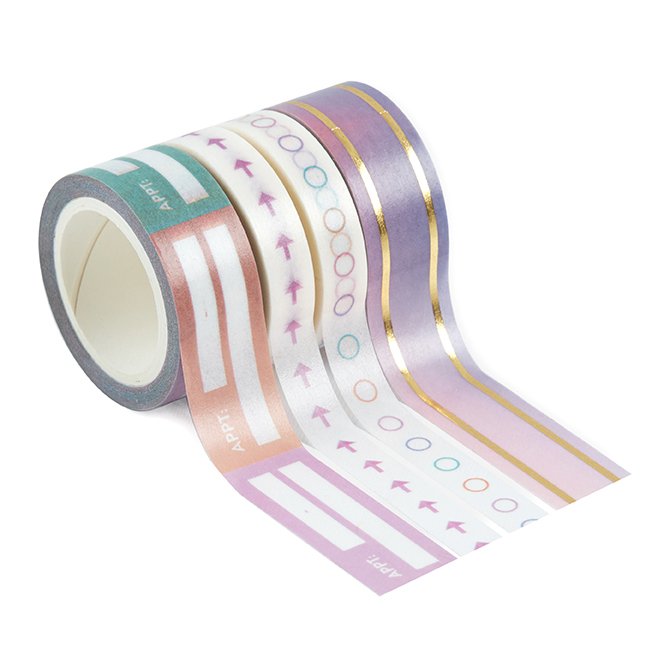 Colorful Star Pattern Washi Tape, Random Stars Washi Tape, Neutral Browns  and Pinks Star Washi Tape, Planner Tape BBB Supplies R-ZH1591 